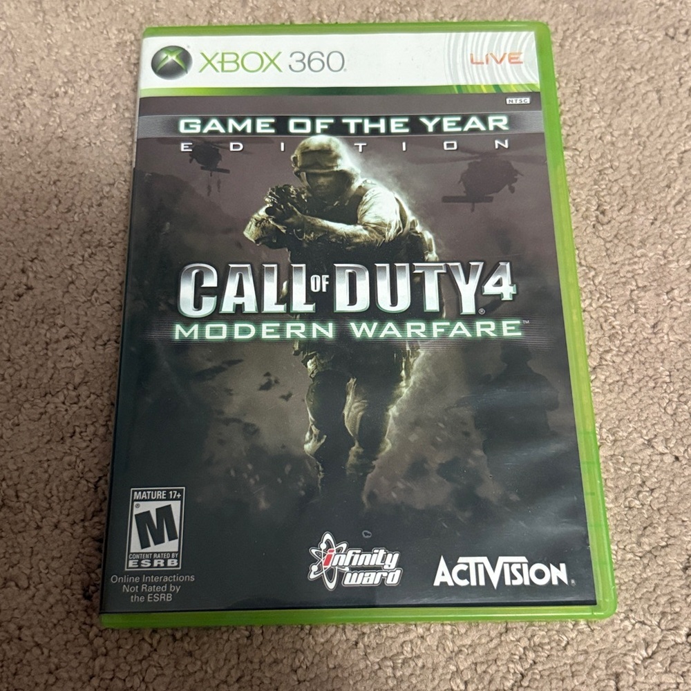 Call of Duty 4: Modern Warfare | XBOX 360 | Vintage Video Game